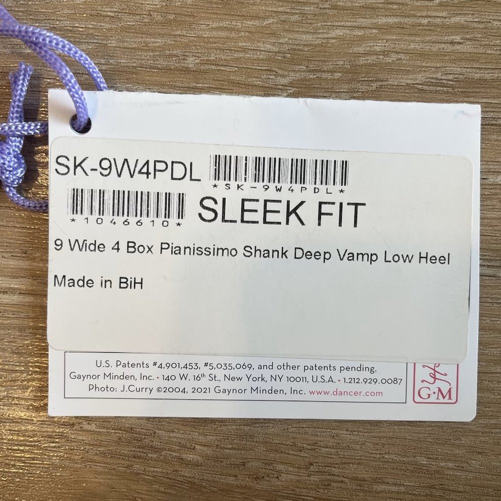 Gaynor Mindon Euro made pointe shoe